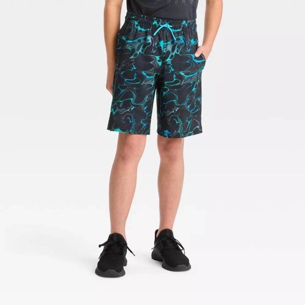 NEW All In Motion Boys' Hybrid Shorts Size XS (4/5)